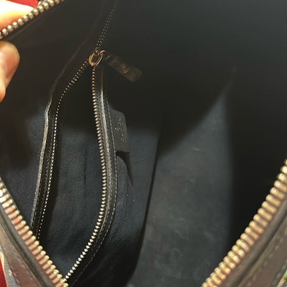 Gucci RARE! Supreme GG Large Signature Blue Blooms on Monogram Boston Satchel - Picture 12 of 17